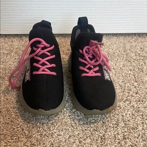 Dkny Black and Pink Sneakers with Cushioned Sole